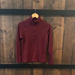 Ibex Quarter Zip 100% Merino Wool Women’s Medium